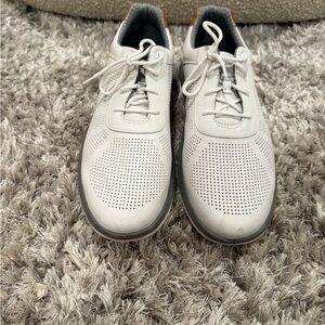 Johnston & Murphy Men’s Reactivate U-Throat White Leather Sneaker Sizr 13M